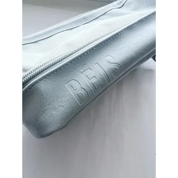 NWT Beis Toiletry Bag Travel Slate Grey The Dopp Cosmetic Makeup Organizer - Picture 7 of 10